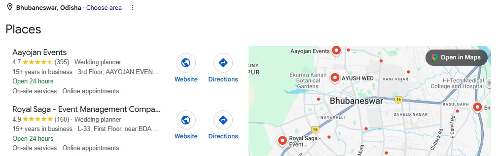 google Map SEO-Ayojana
